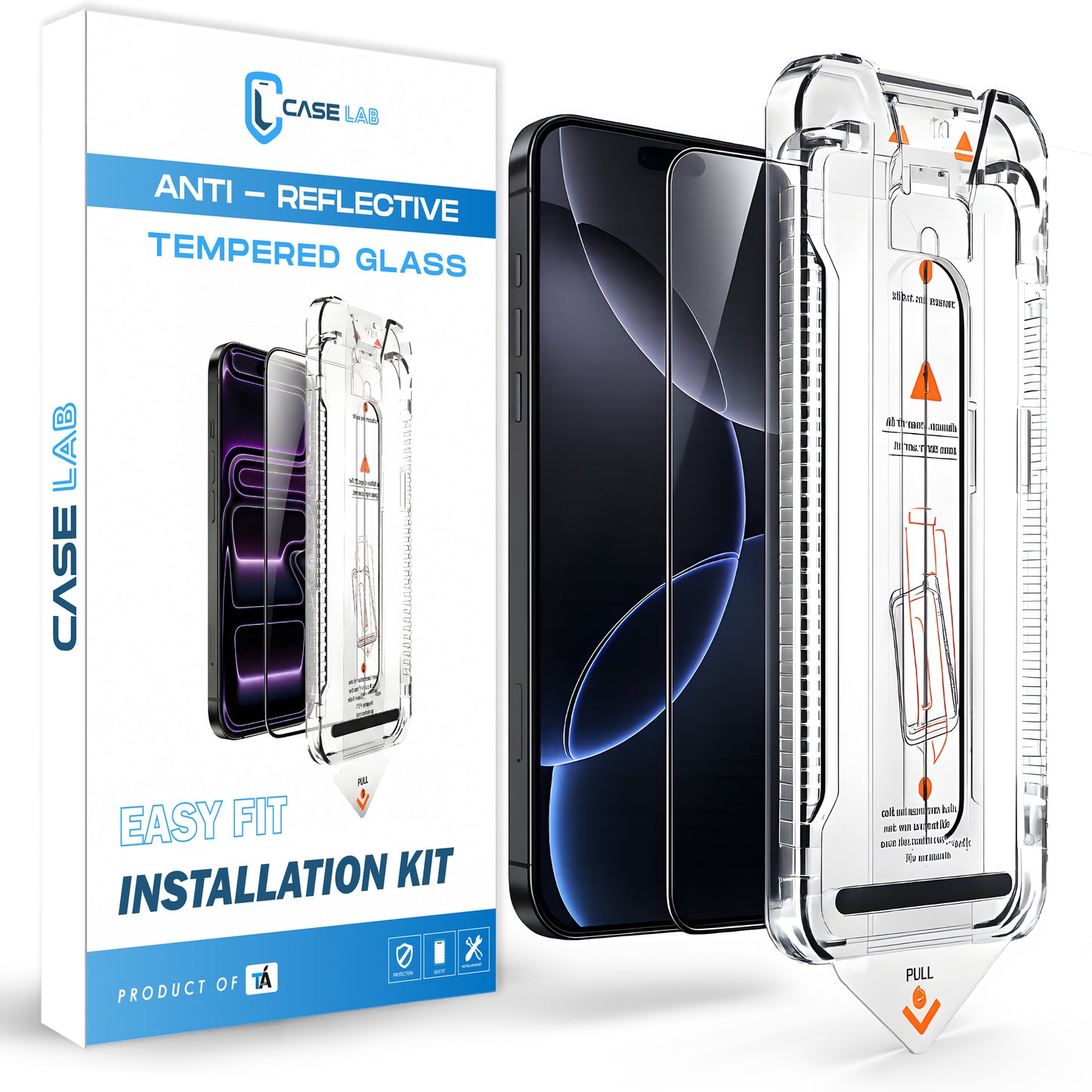 CaseLab Anti-Reflective Tempered Glass for iPhone 17