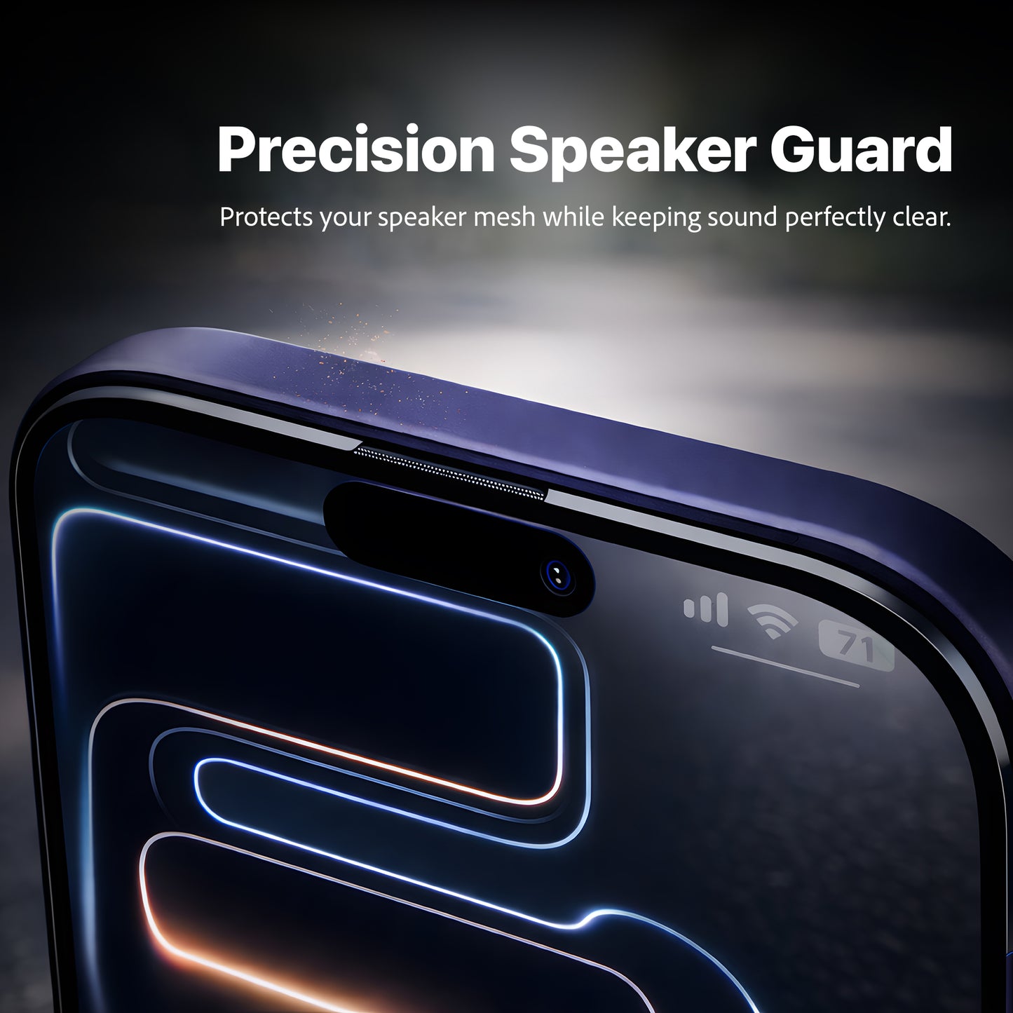 CaseLab Anti-Reflective Tempered Glass for iPhone 17