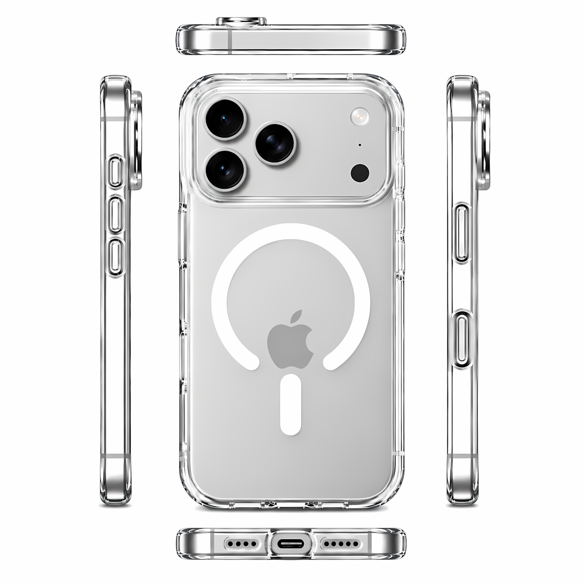 India's First Glass + PC Clear Case – 10X Scratch Resistant, Lifetime Never Yellow